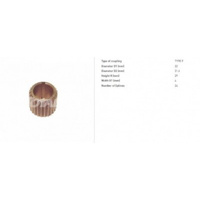 ВТУЛКА ЗУБЧАТАЯ К С72Х (А72Х) /А54/ BALKANCAR Д3900