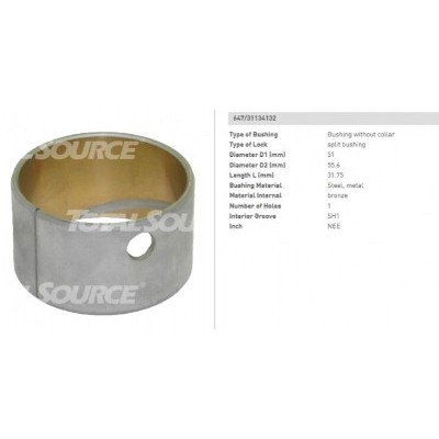 ВТУЛКА ПОДШИПНИКА РАСПРЕДВАЛА BALKANCAR Д3900