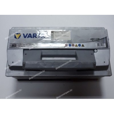 АКБ Varta Silver Dynamic 12V/100Ah/830A 353x175x190
