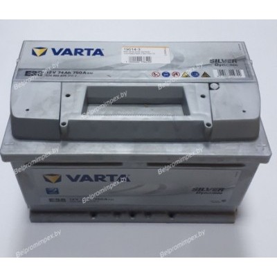 АКБ Varta Silver Dynamic 12V/74Ah/750A 278x175x175